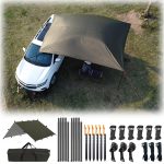 Autoluifel, 3 x 3 stuks, waterdicht, universele tent, luifel, anti uv voor bestelwagen, caravan, vrachtwagen, voertuig : Amazon.nl: Sport & outdoor