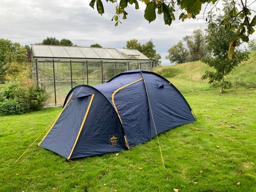 trekkerstent-881fmu-1.jpg LICHTGEWICHT TREKKERSTENT + GRATIS 2 zgan SLAAPZAKKEN (m2450322202) — Tenten — Marktplaats - Afbeelding 1