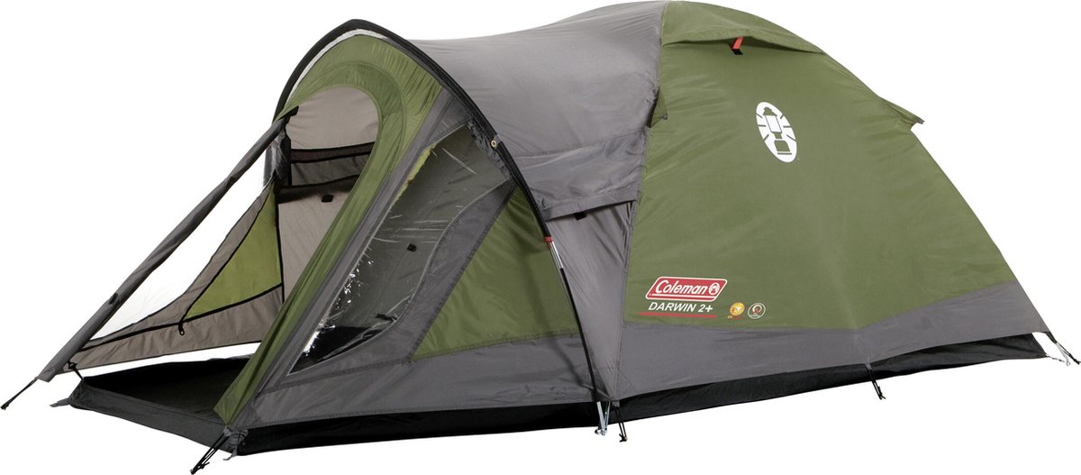 twee-persoons-tent-093qmr-1.jpg Coleman Darwin 2 Plus Koepeltent tent 2 persoons 3000 mm waterkolom snel... | bol - Afbeelding 1