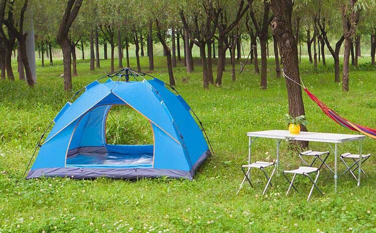 uitklaptent-386rfi-1.jpg 2 persoons pop up tent ultralichte automatische uitklaptent wind en waterdicht - Afbeelding 1