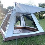 Verduisterende Tenten Voor Kamperen Waterdicht 4 Persoons Pop Open In Drie Seconden, Dubbele Deuren En Vier Ramen Instant Tent Stabiel En Lichtgewicht Waterdicht Voor Tenten Voor Kamperen Wandelen Pi : Amazon.nl: Sport & outdoor