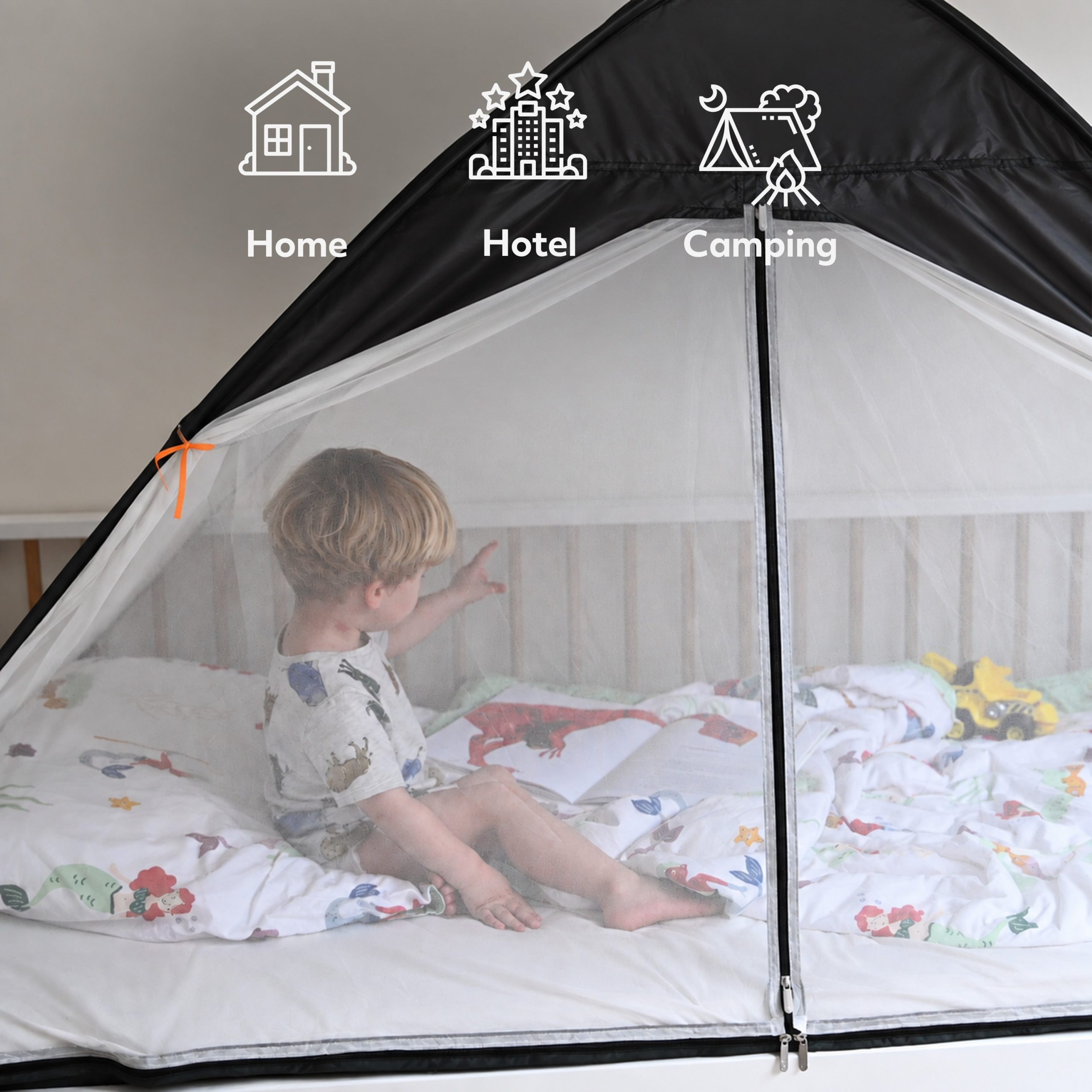 verduisterende-tent-773sbv-1.jpg Bedtent Pop Up Verduisterend 200x90 cm - Afbeelding 1