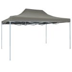 vidaXL Tent pop up inklapbaar 3x4,5 m antraciet