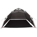 vidaXL Tent 4 persoons snelontgrendeling bruin