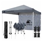 Grijze vouwtent 3x3m, Strand en camping, Met draagtas