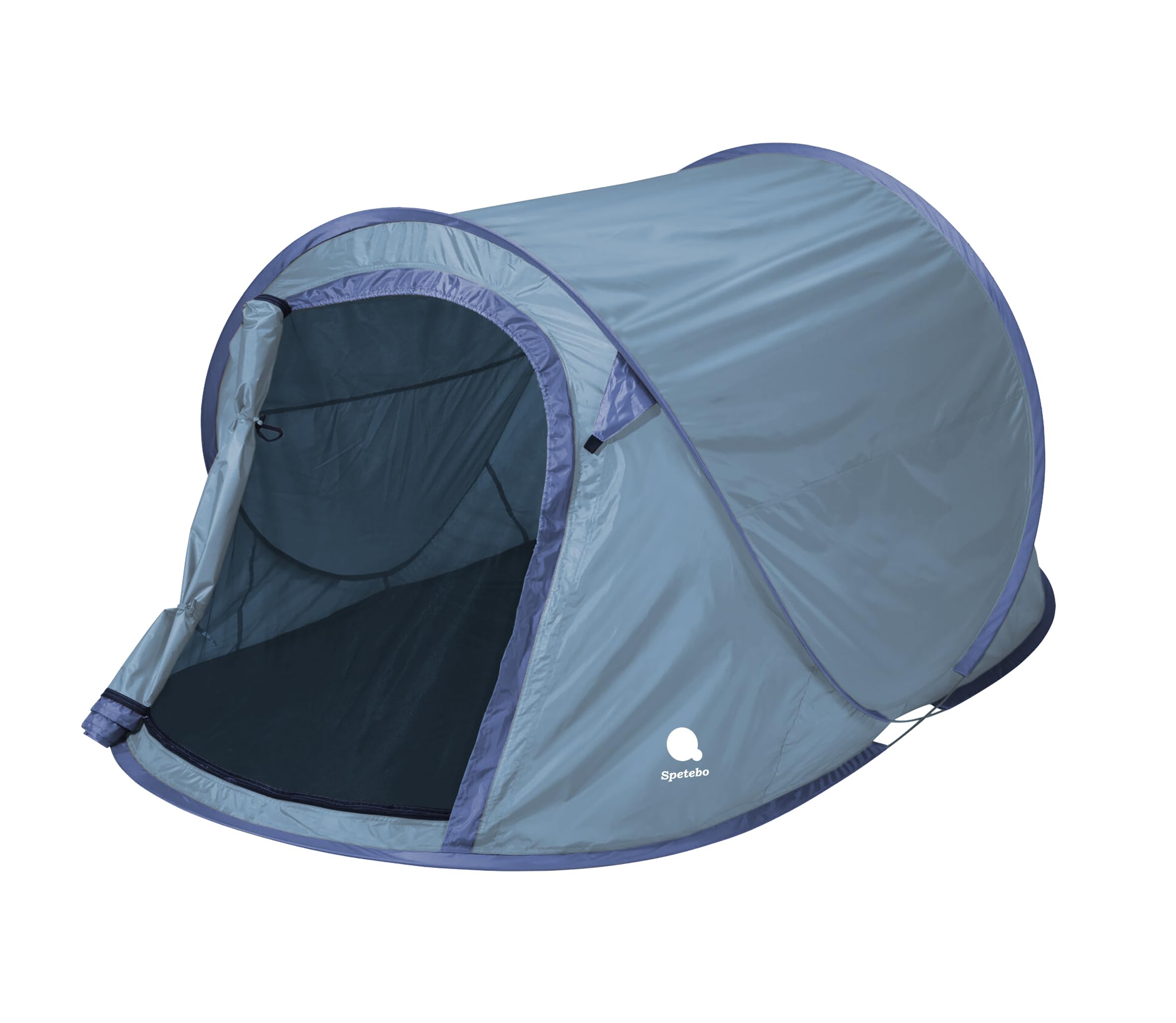werptent-704seo-1.jpg Pop up werptent blauw 220 x 120 cm 2 personen direct opzettend tent voor trekking en camping automatisch direct opzettend eenhandstenten trekking camping tent inclusief heringe + spandraden : Amazon.nl: Sport & outdoor - Afbeelding 1